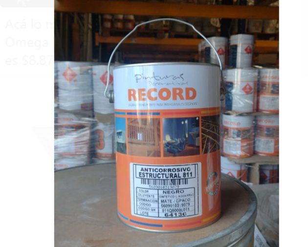 Pintura Record Anticorrosivo estructural Galón